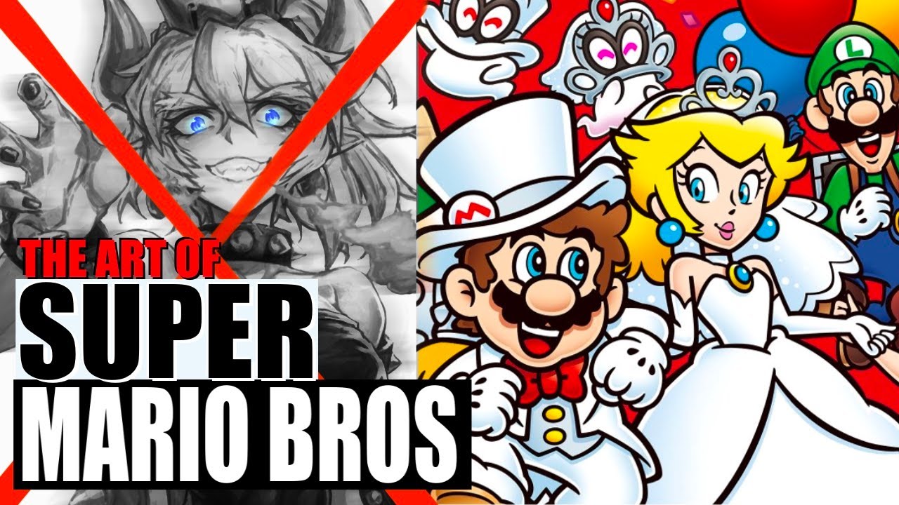 The Amazing Art of Super Mario Bros & the Ban of Bowsette