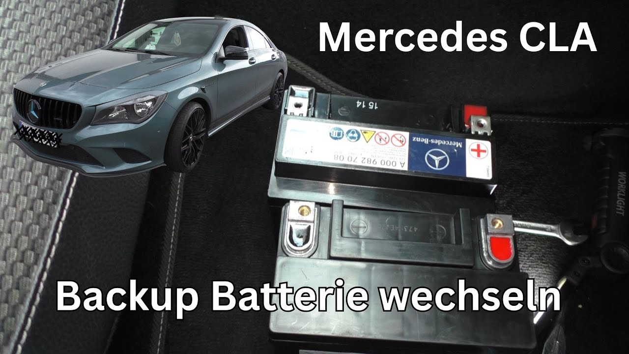 Backup Batterie wechseln - Mercedes CLA