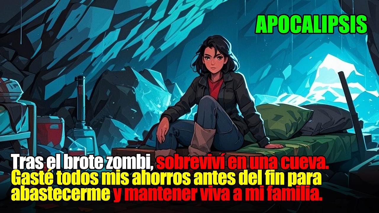 Estalló el brote zombi y me escondí en una cueva para sobrevivir como pude#apocalipsis #zombis