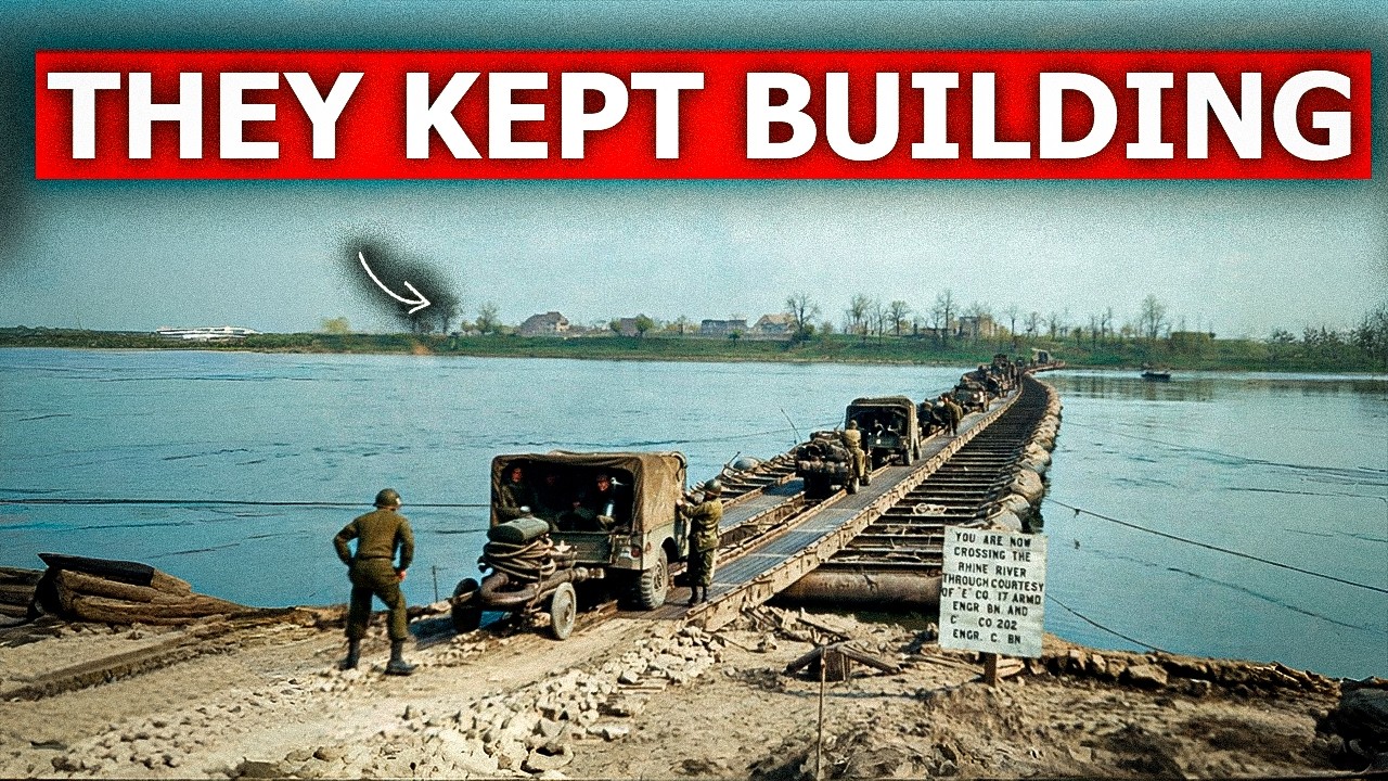 Как американские инженеры построили мост через Рейн под немецким огнем