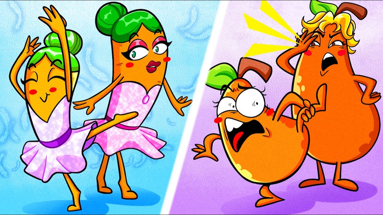 The Different Types Of Moms You Meet || Crazy Fruity Moms by Pear Couple_ES