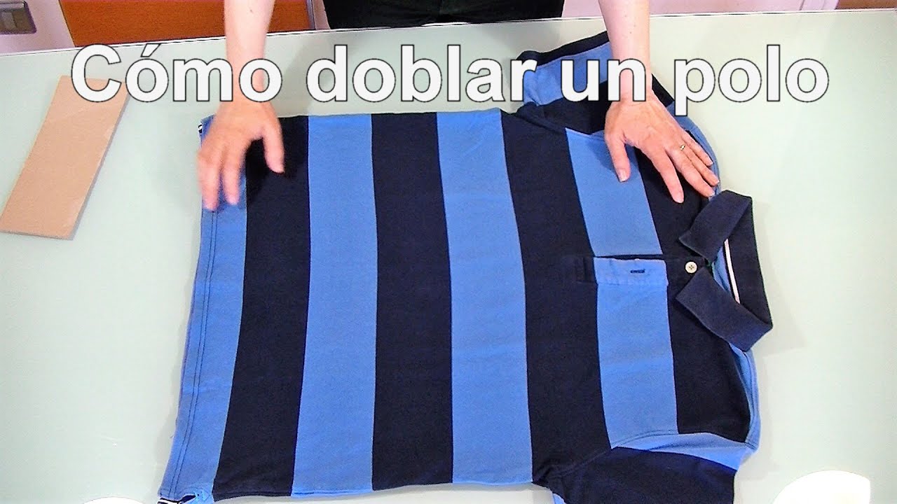 Como doblar un polo. Método del bolsillito