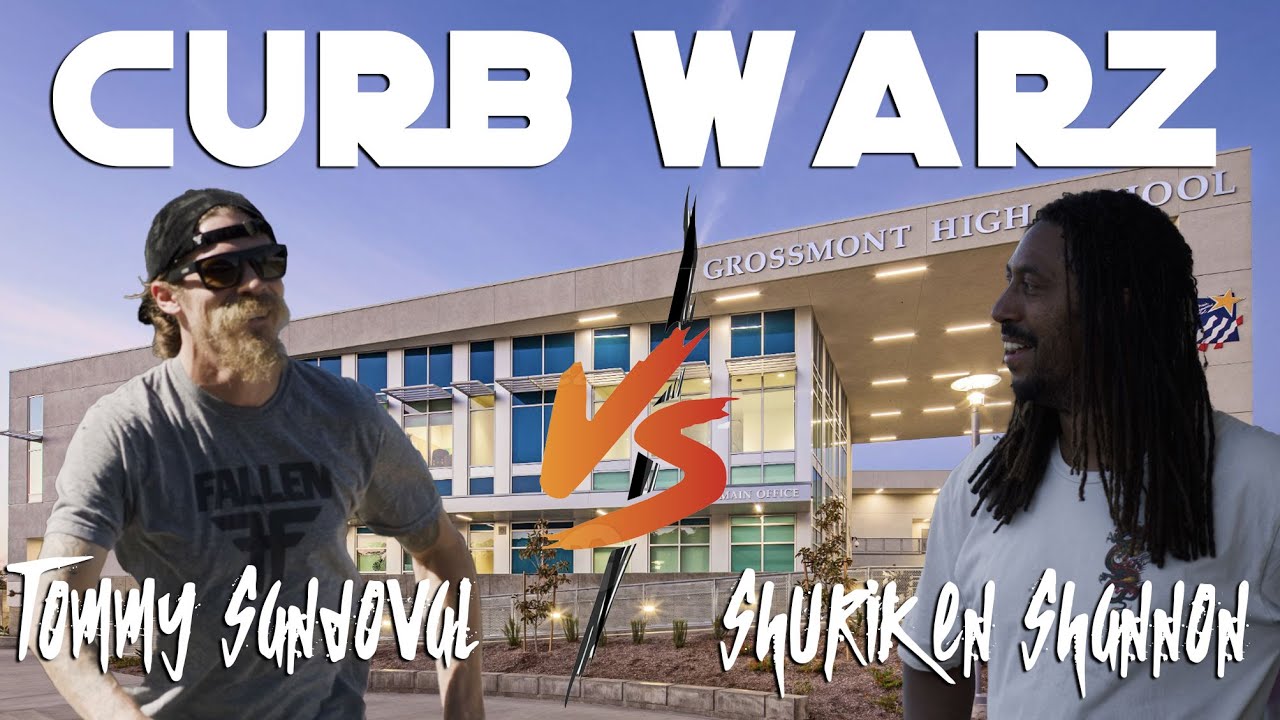 CURB WARZ - Томми Сандовал против Сюрикена Шеннона #CurbWarz #SkateWarz