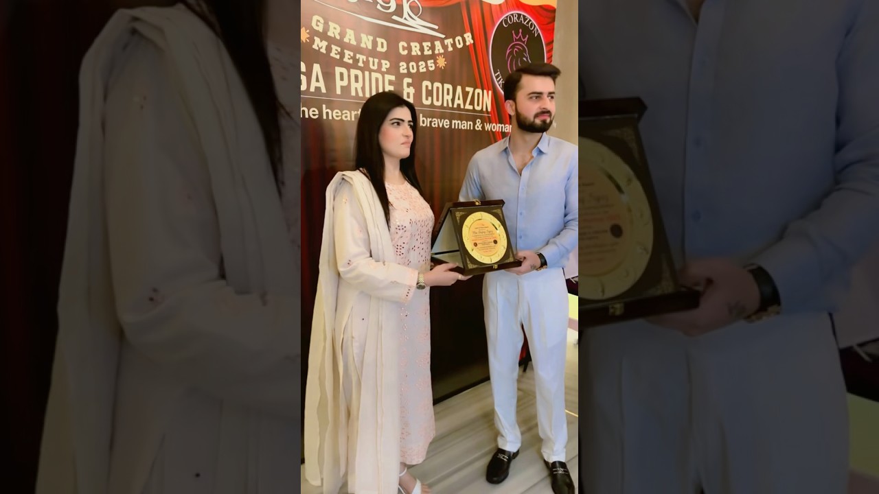 Award received to Haider Shah❤️😍😍 #youtubeshorts #shorts #haidershah #awards #rajabfamily