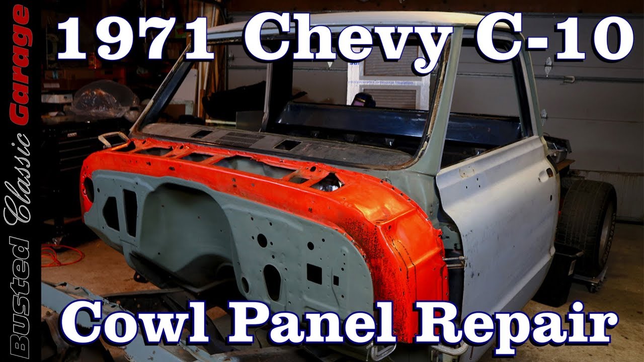 Как заменить панель капота на грузовике Chevy C10 1971 года
