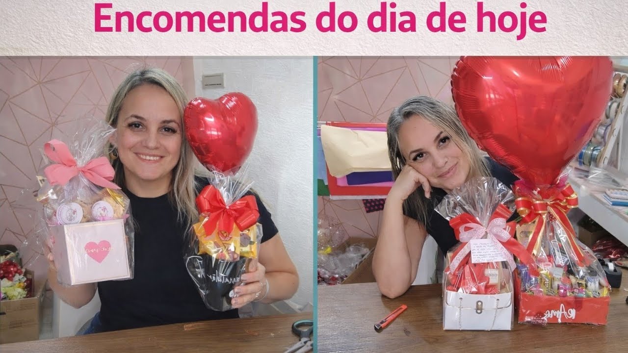 Mais um dia na Andrea Makes e Presentes ✨ Presentes lindos saindo ❤️