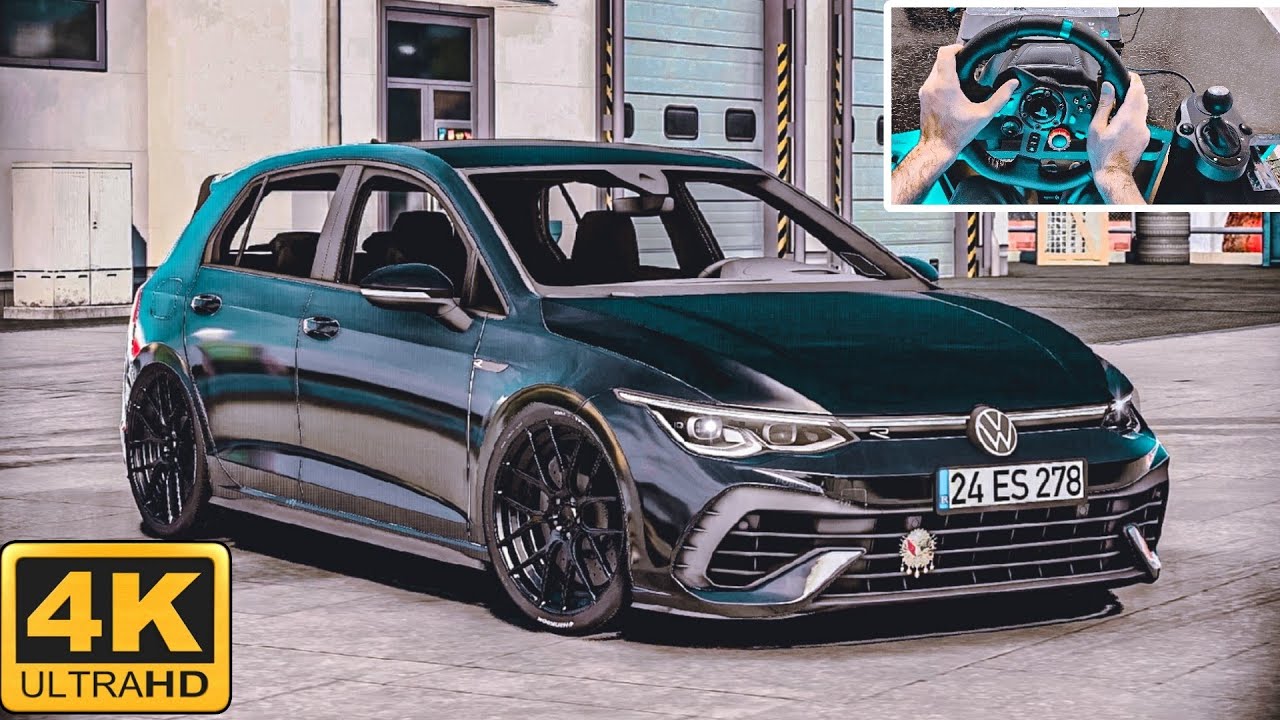 600-сильный Volkswagen Golf 8 R - American Truck Simulator - Logitech G29 Gameplay (ATS Gameplay)