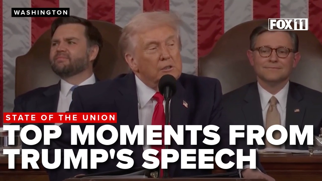 Top moments from President Donald Trump's State of the Union address