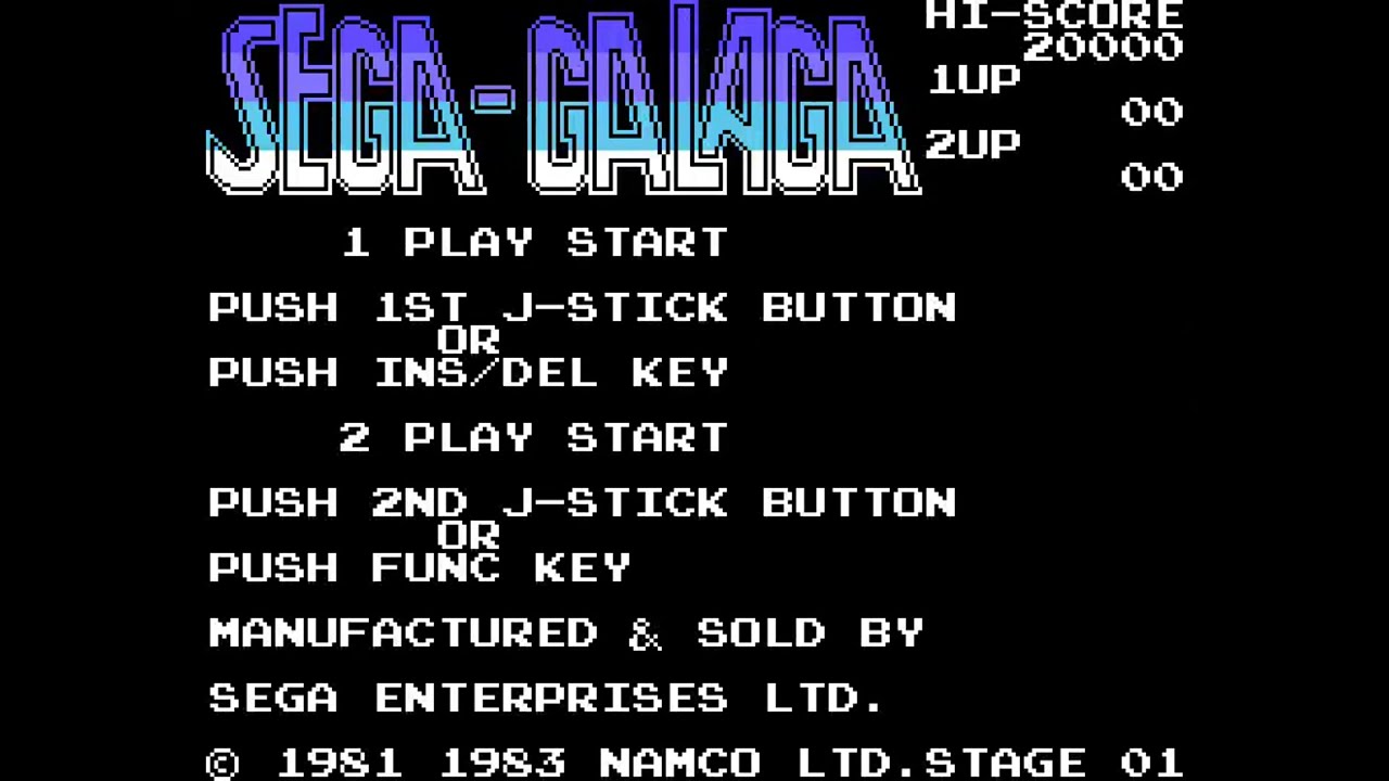 Sega SG-1000 Longplay [03] Sega Galaga