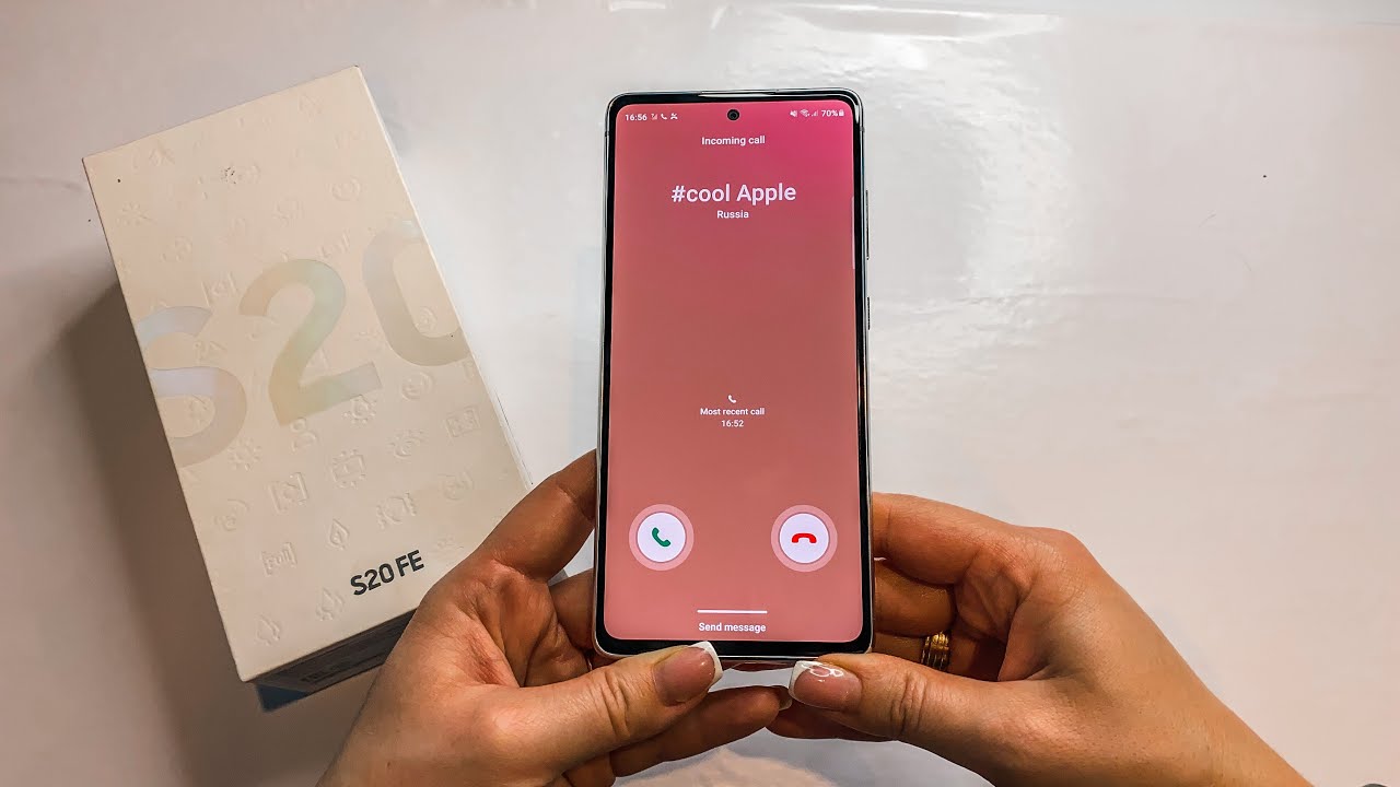 Samsung Galaxy S20 FE (SM-G780G) Incoming call