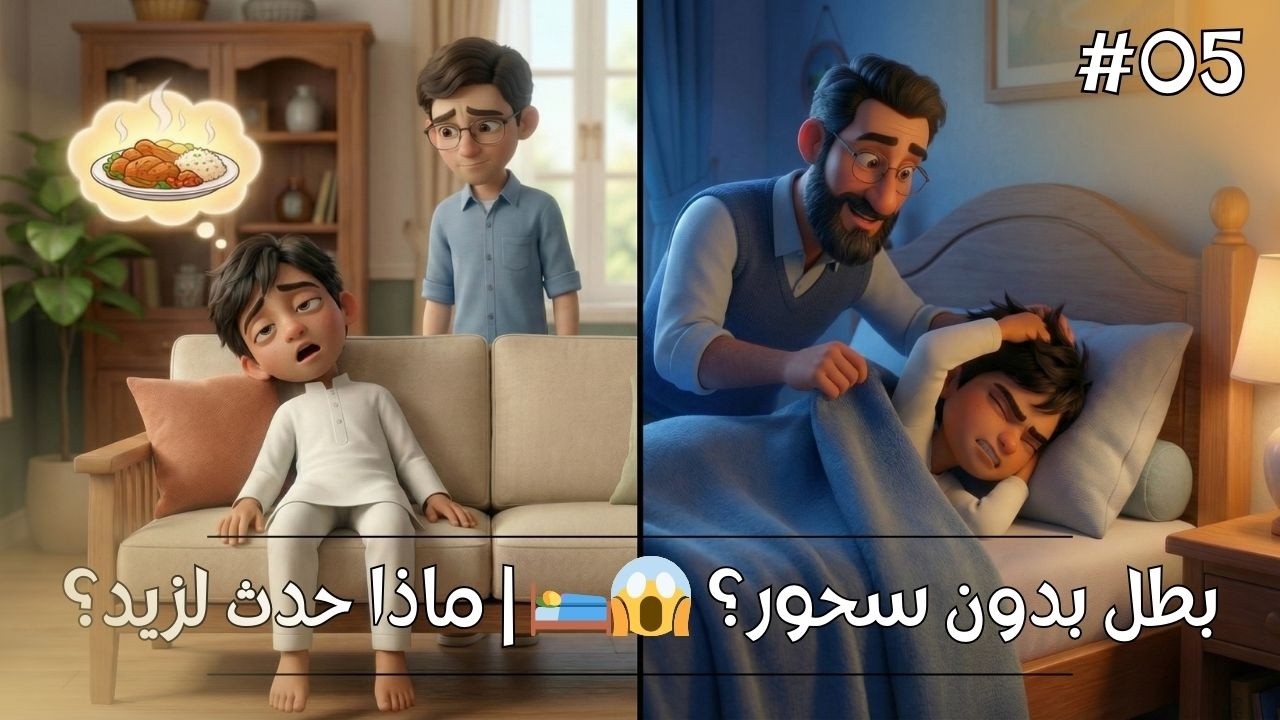 الفرسان الشجعان - الحلقة 5: سحر السحور ✨🥘 | لماذا انهار زيد في منتصف النهار؟