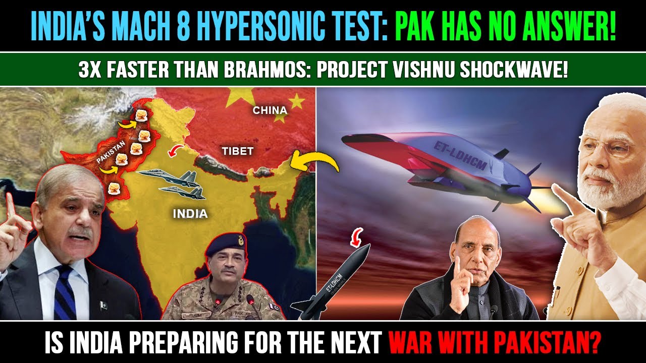 Indian Military Successfully Tests MACH8 Hypersonic Missile | Indian Defence Update | Project Vishnu
