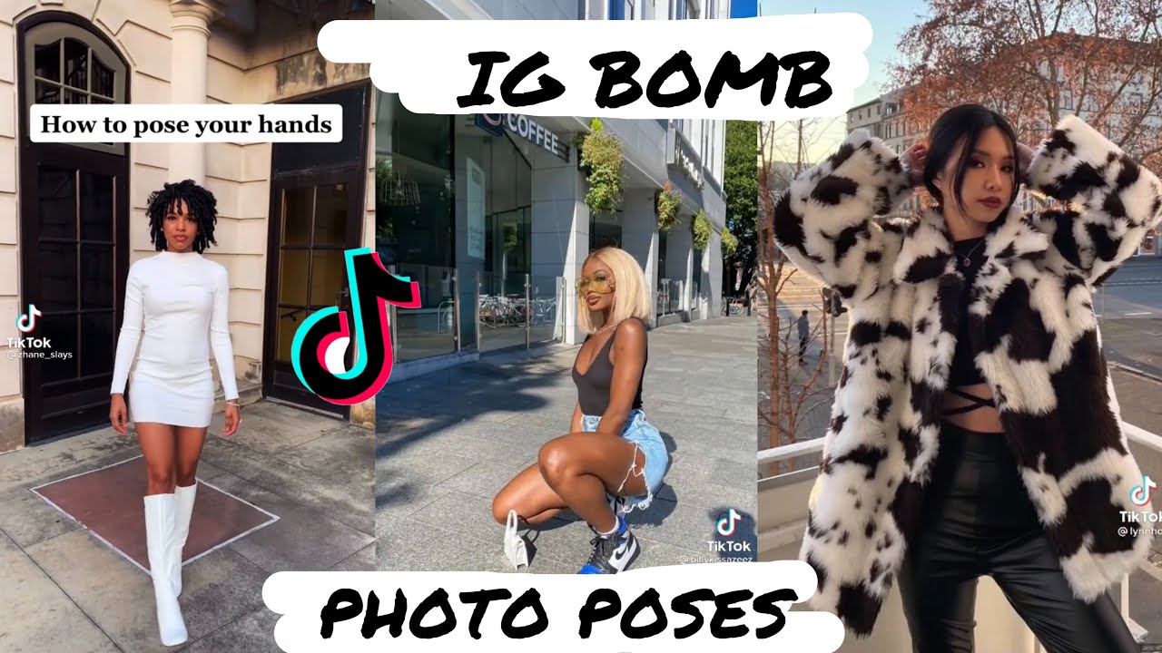 TIK TOK ideas for bomb IG pictures // Instagram poses // IG pose ideas // How to pose your hands //
