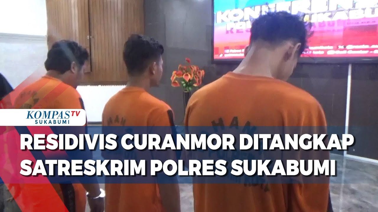 Residivis Curanmor Ditangkap Satreskrim Polres Sukabumi