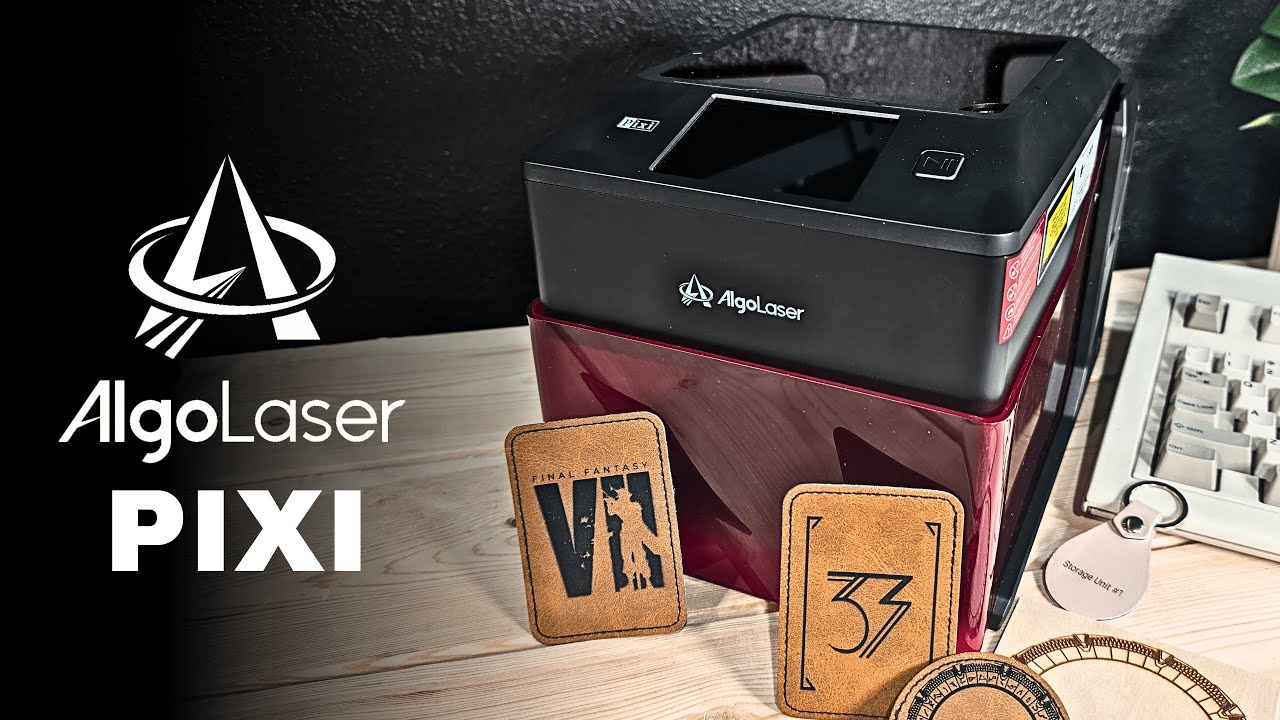 Compact Laser Engraving! AlgoLaser PIXI