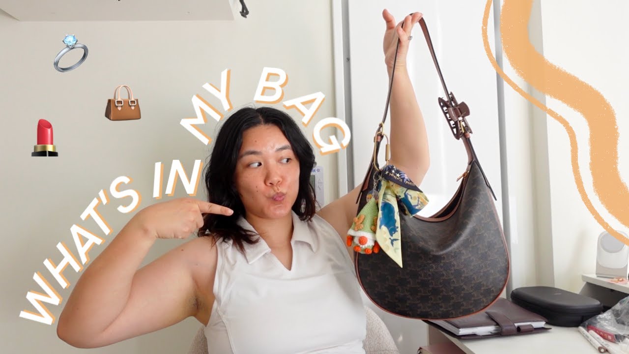 What's in my Bag: Celine Heloise Update, current book I'm reading, bag charm trend