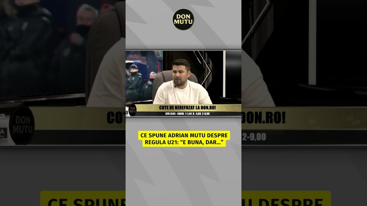 Ce spune Adrian Mutu despre regula U21: &ldquo;E buna, dar&hellip;&rdquo;