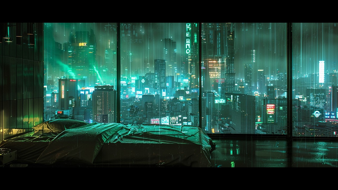 Rain Sounds in the Deep Mountains 🌧 (No Ads) | Peaceful Dark Bedroom Atmosphere for Restful Sleep