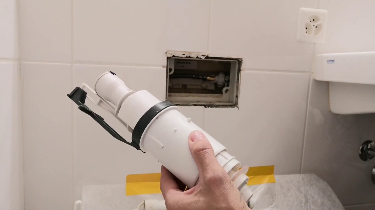 Spülkasten Geberit reparieren/Hebeglocke ausbauen und wechseln