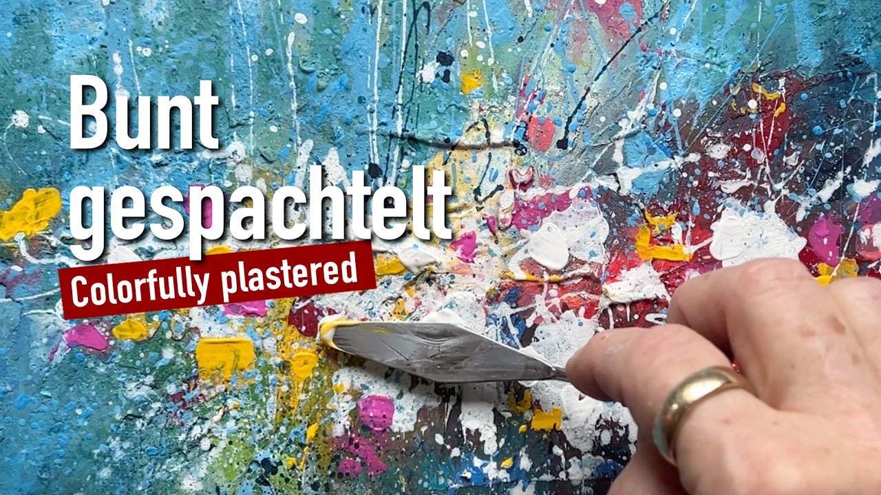Expressive Acrylmalerei: Intuitive Spachtelmaltechnik | einfach Schritt für Schritt