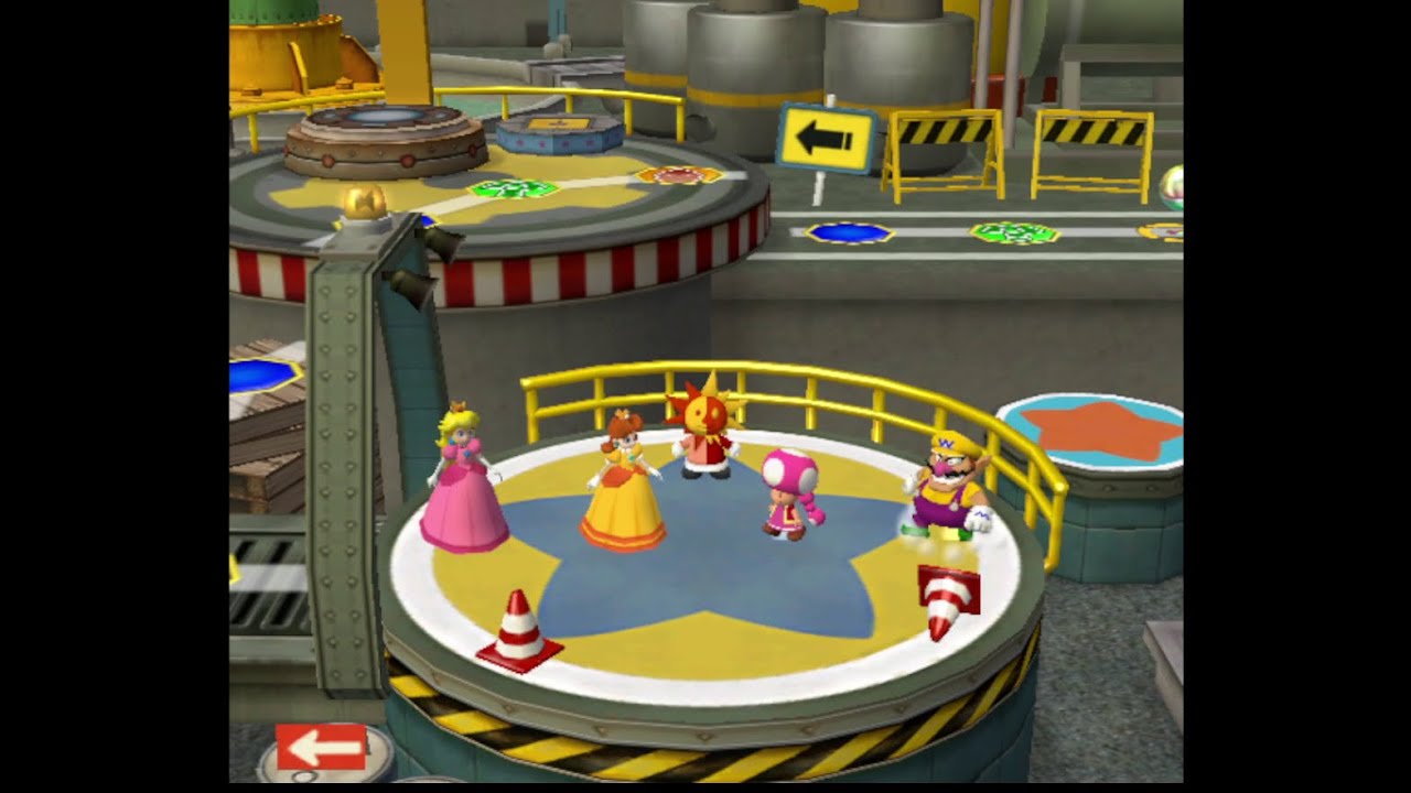 Mario Party 6 - E Gadd's Garage (CPU 20 Turns) Toadette, Peach, Daisy, Wario (Brutal Difficulty)