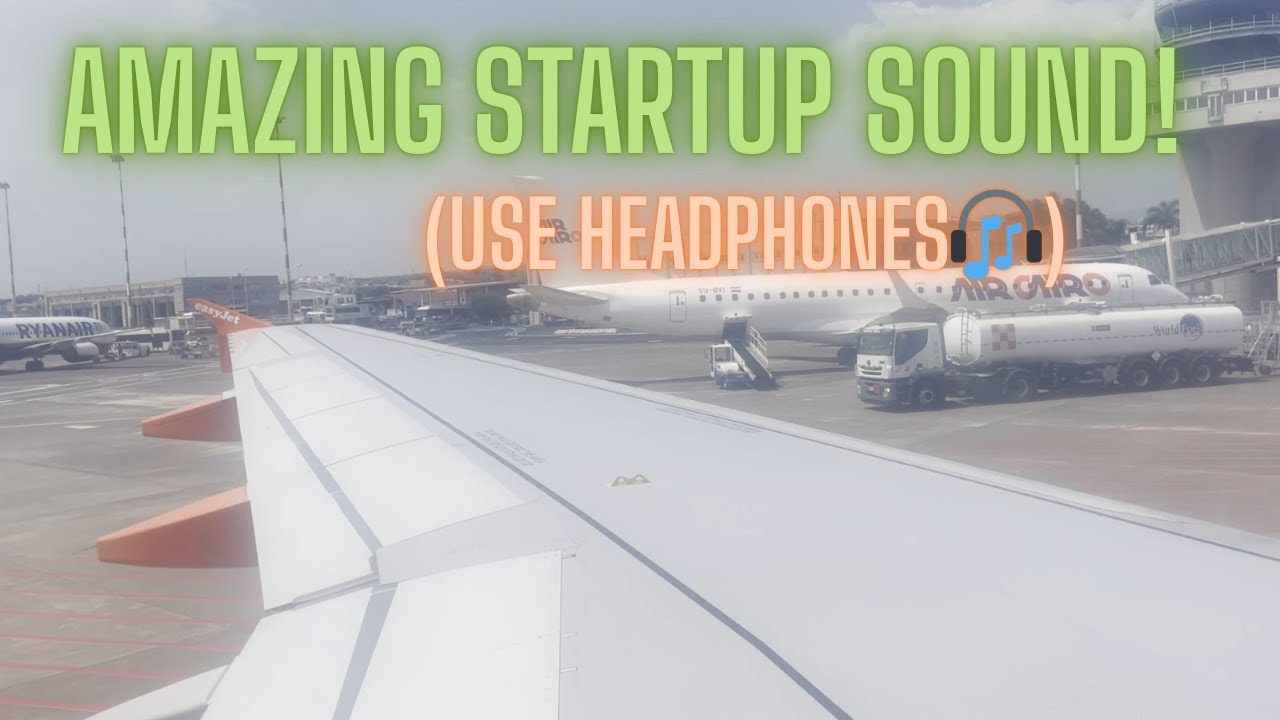 [🎧3D Sound] Easyjet A320 Amazing Sound |  Catania Departure