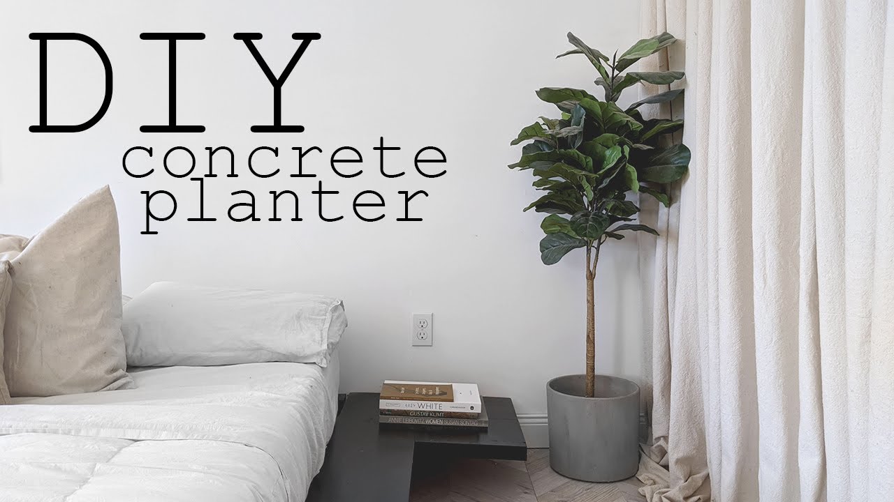DIY Concrete Planter