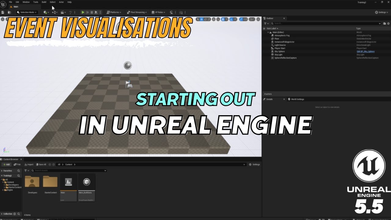 Getting Started With Event Visualisations in Unreal Engine