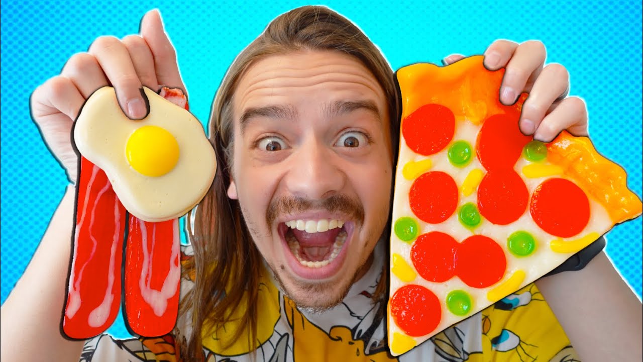 EATING ONLY GUMMY FOOD FOR 24 HOURS!!! *Do Not Try!!*