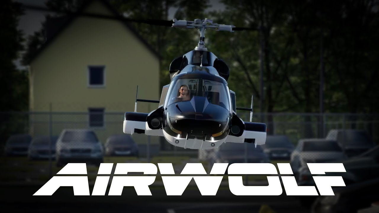 Airwolf – Bell 222 (by Cowan Simulation) in X-Plane 12 with custom Airwolf Bodykit [4K | 60 fps]