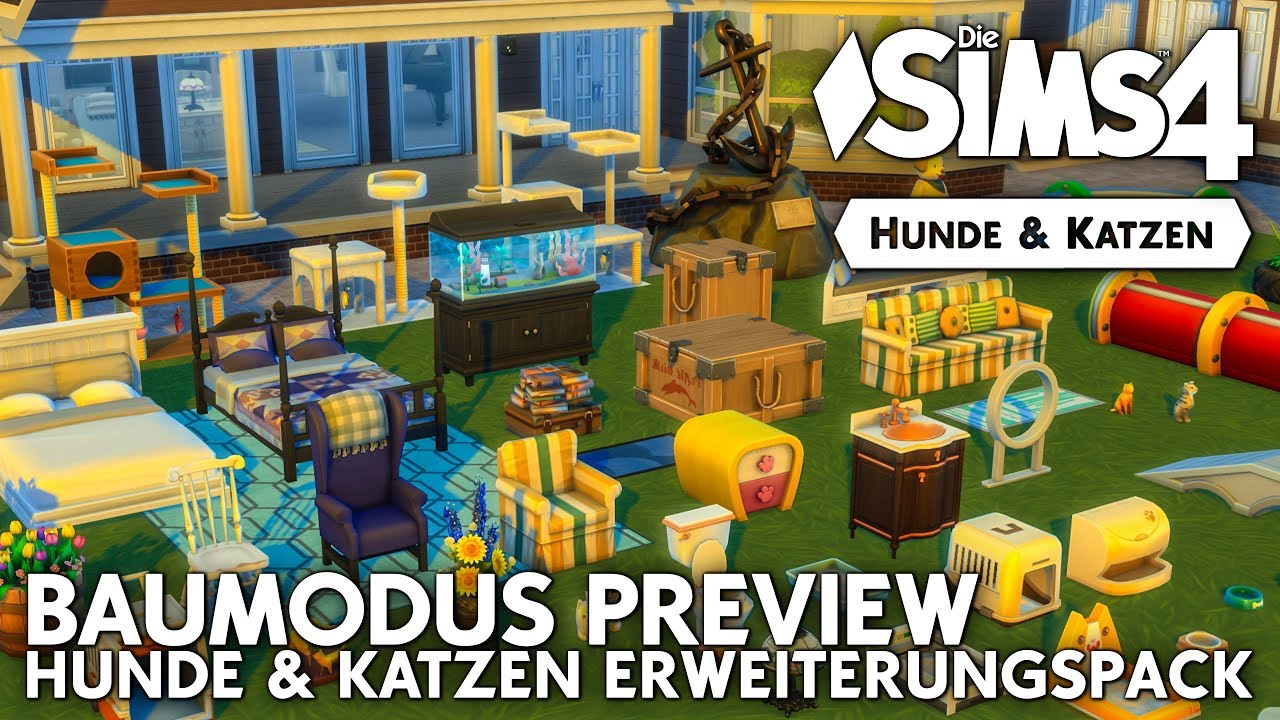 LIVE Preview: Die Sims 4 Hunde & Katzen Erweiterungspack | Baumodus