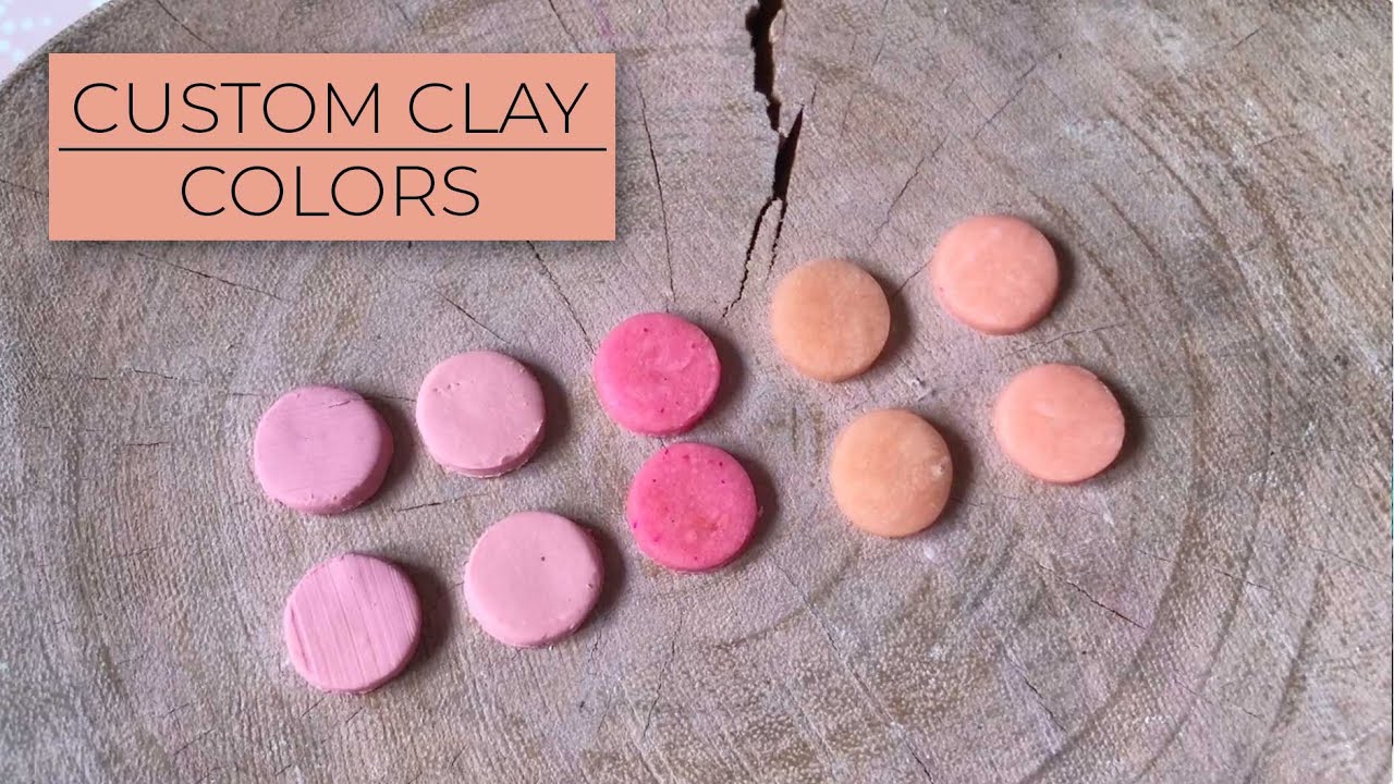Polymer Clay Color Recipes 1: Custom Pastel Colors