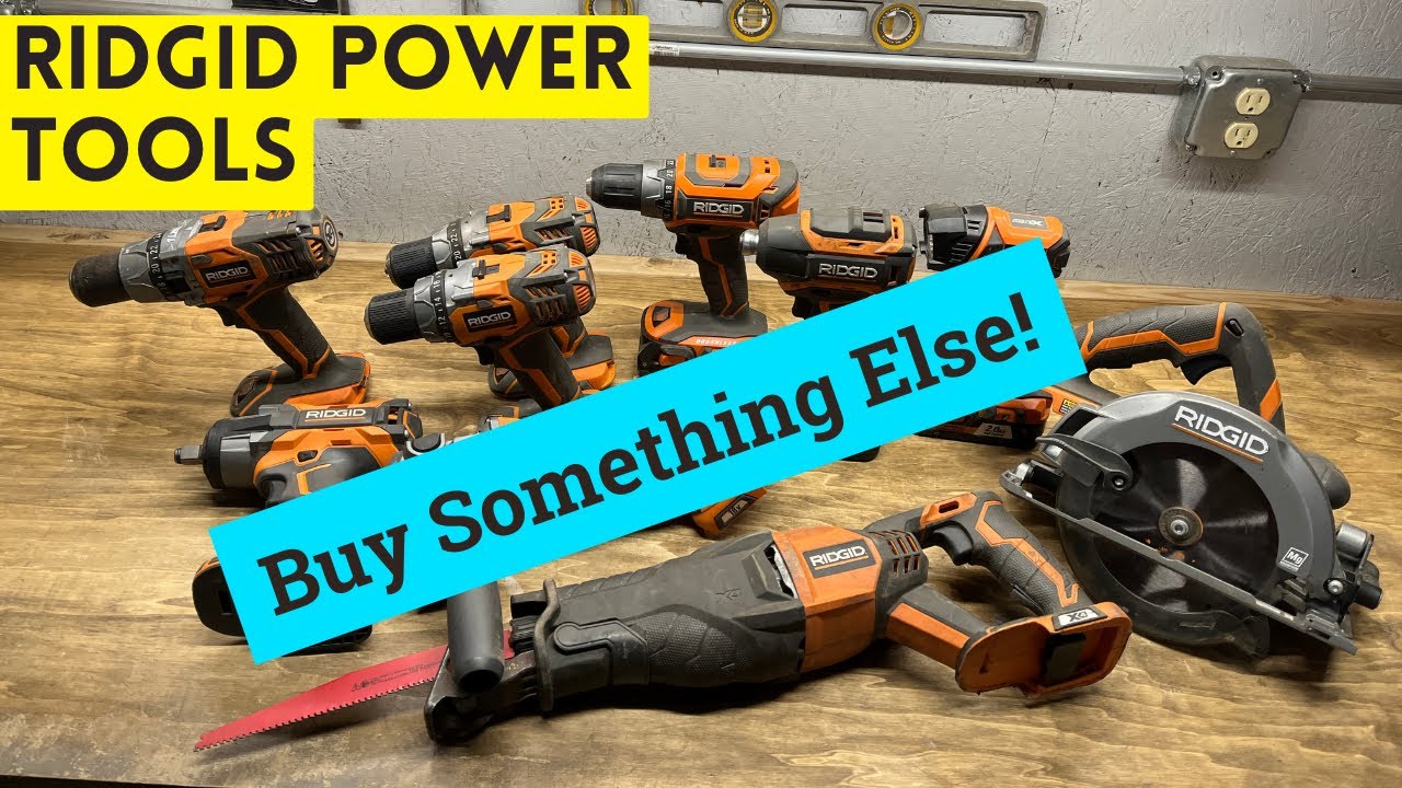 Should You Buy Ridgid Power Tools?  |  The Best Cordless Tool Options