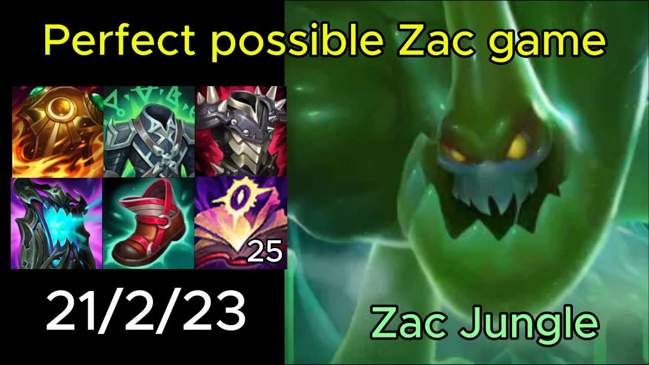 PERFECT POSSIBLE ZAC GAME!!!