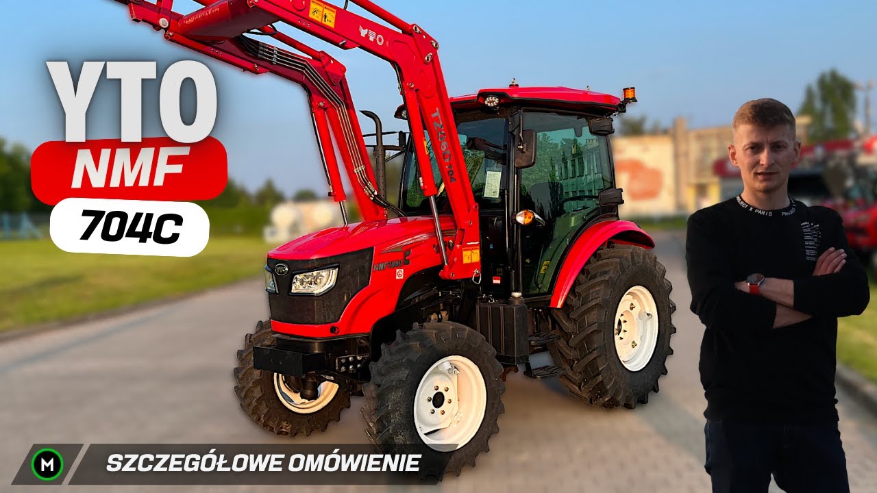 YTO NMF704C - kompaktowy ciągnik ,,po chińsku