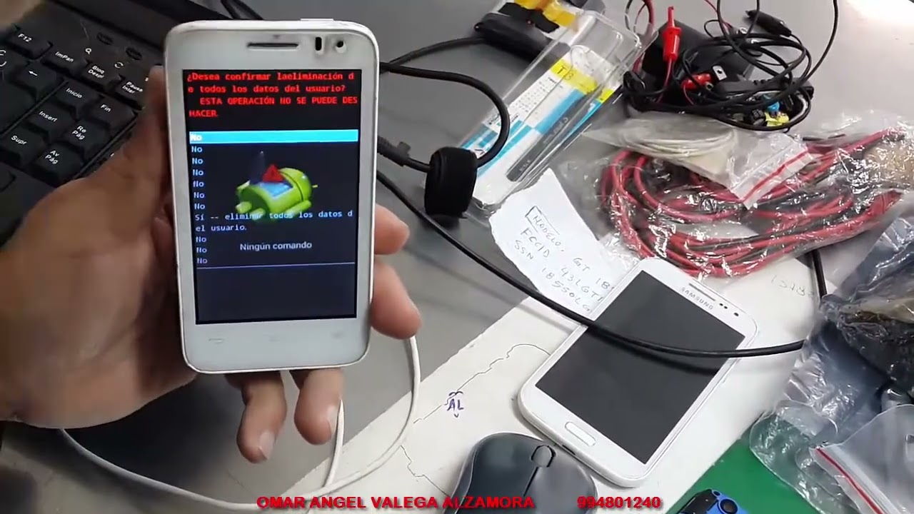 Reparación Celulares LIMA 2015  romper patron alcatel pop d3
