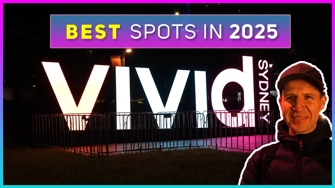 Sydney GLOWS at Night! ✨ VIVID 2025 Full City Walk ✨