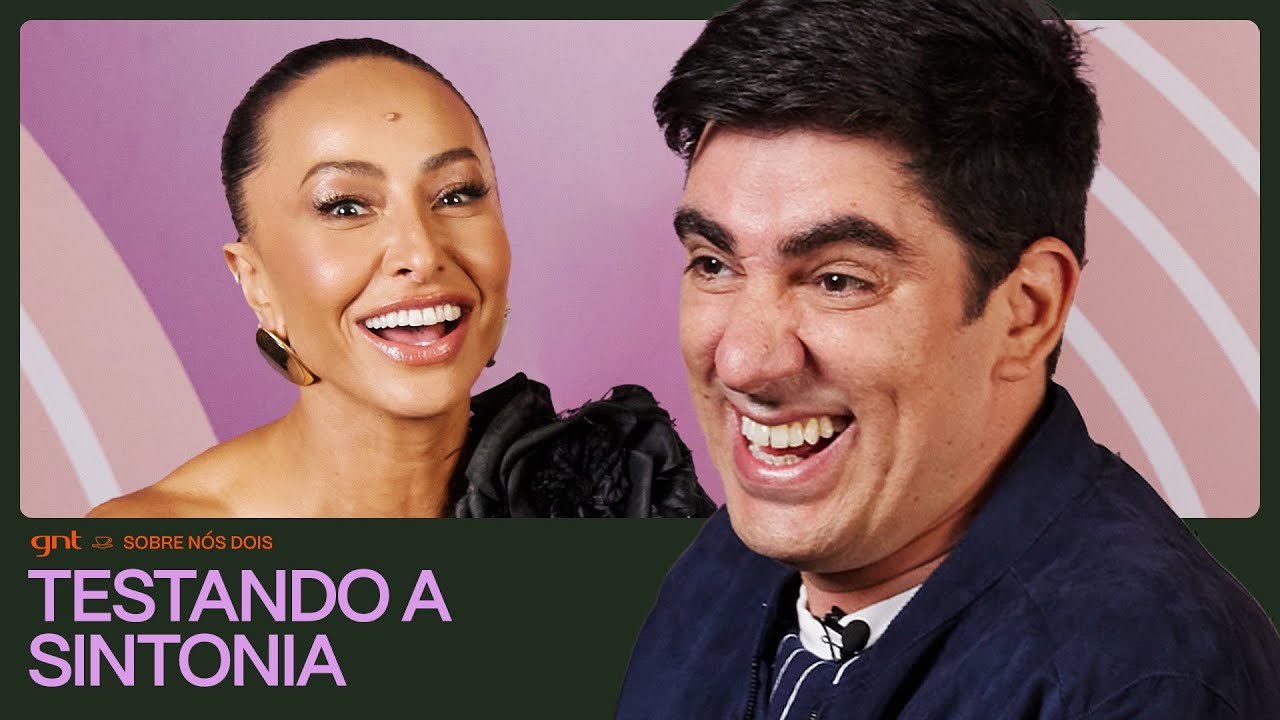 Sabrina Sato e Marcelo Adnet testam a SINTONIA em jogo de palavras! | Sobre Nós Dois | GNT