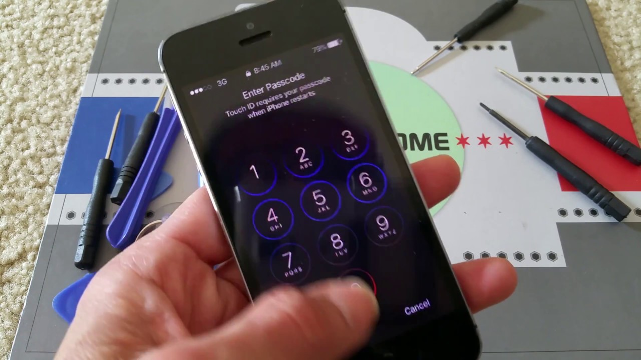 How To Troubleshoot Apple iPhone 5s LCD Touch Digitizer Can't Swip Not Working Full HD 2017