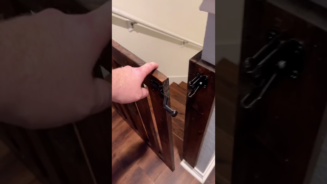 DIY Dog baby gate for your stairs