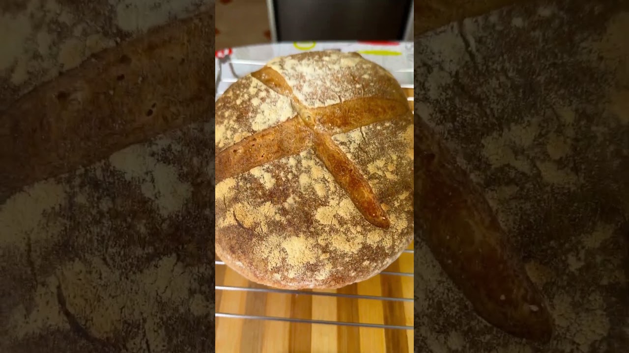 How to Make Classic Sourdough Bread from Scratch! 🥖 Step-by-Step #Shorts