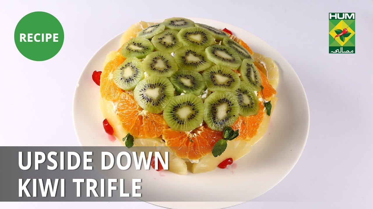 Upside Down Kiwi Trifle Recipe | Dawat | Abida Baloch | Dessert