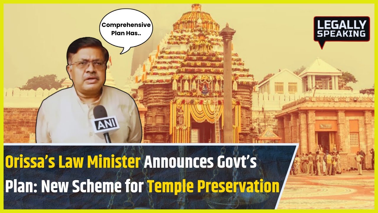 Orissa&rsquo;s Law Minister Prithiviraj Harichandan Announces Govt&rsquo;s New Scheme for Temple Preservation