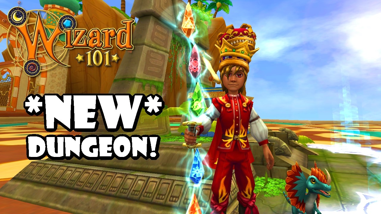 Wizard101: *NEW* HIDDEN TEMPLE DUNGEON! FIRST TIME RUNNING IT UP!
