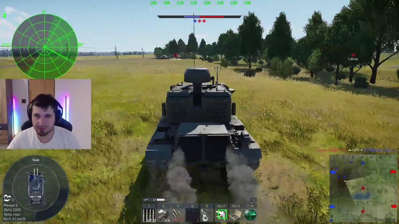 |CZ/SK Stream| War Thunder| pokračujeme v drandění kůpónu na T72B3 ,,Arena´´