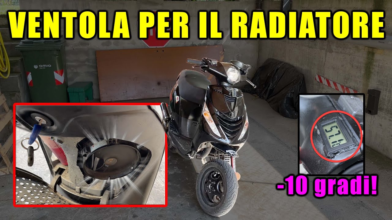 MONTO LA VENTOLA PER IL RADIATORE SULLO ZIP! 🥶💨