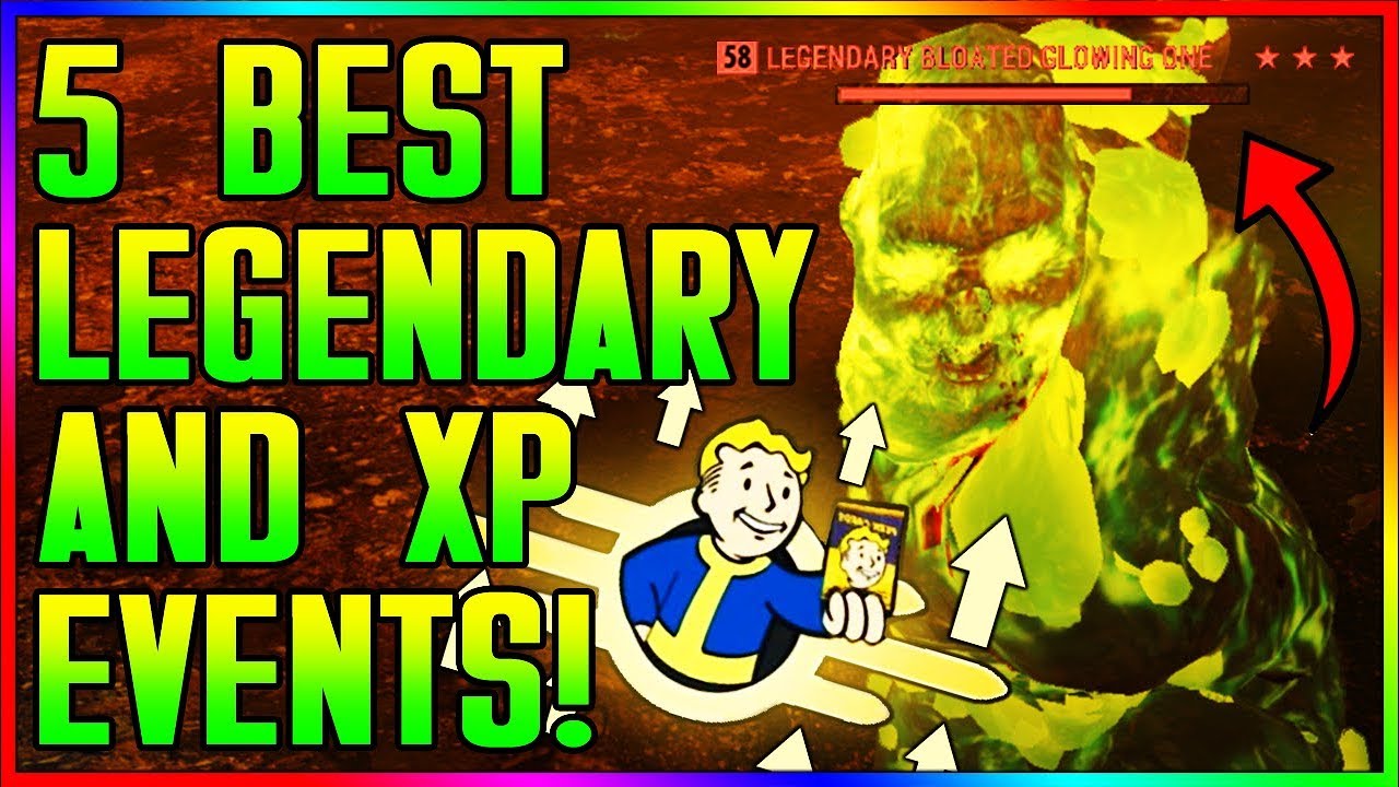 Fallout 76 - 5 Best XP & Legendary Farming Event Locations! (In Depth Guide)