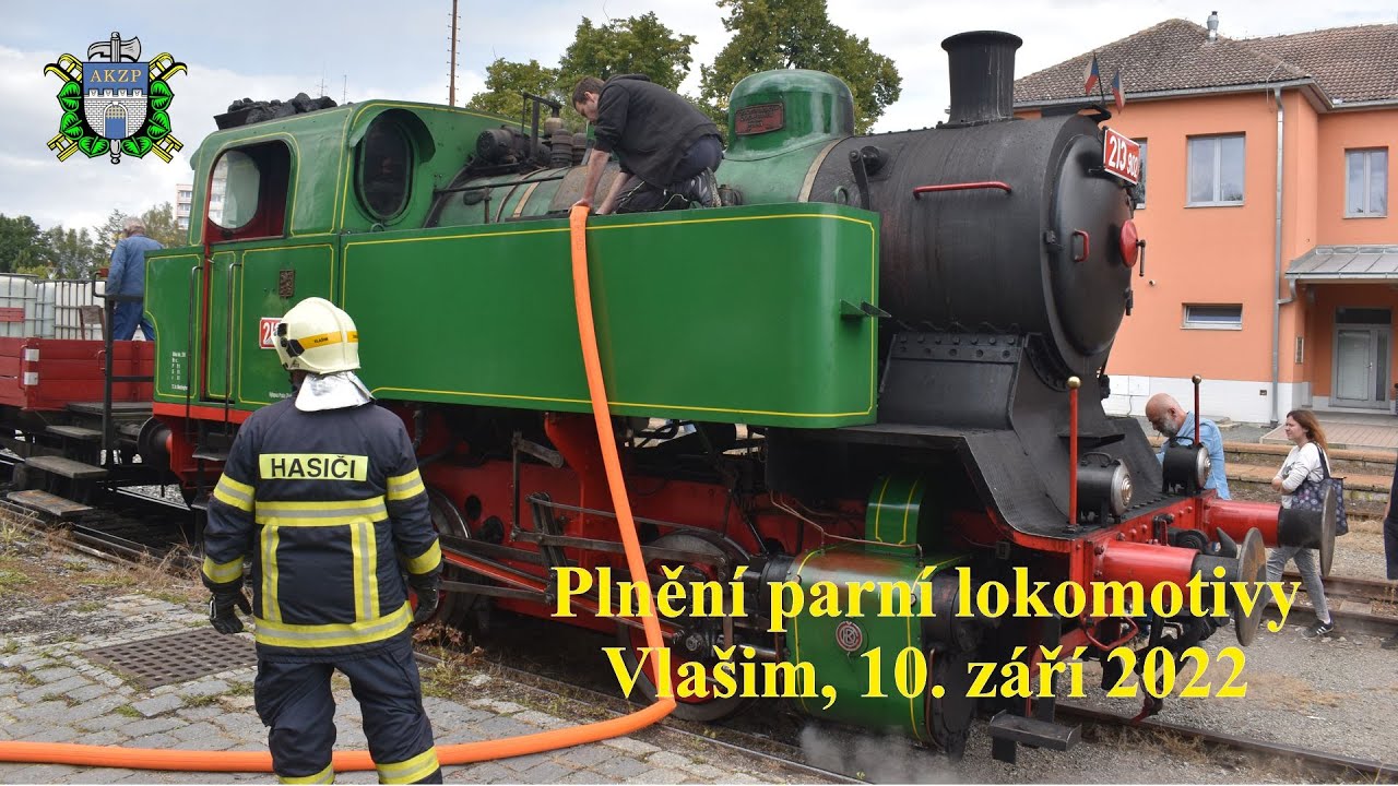 Vlašim - Plnění parní lokomotivy