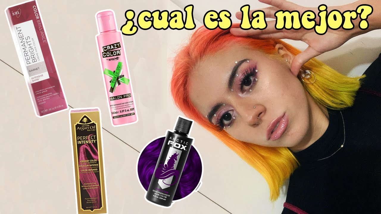 ¿cual es la mejor marca de tintes fantasía para mi? ion, crazy color, arctic fox o argan oil