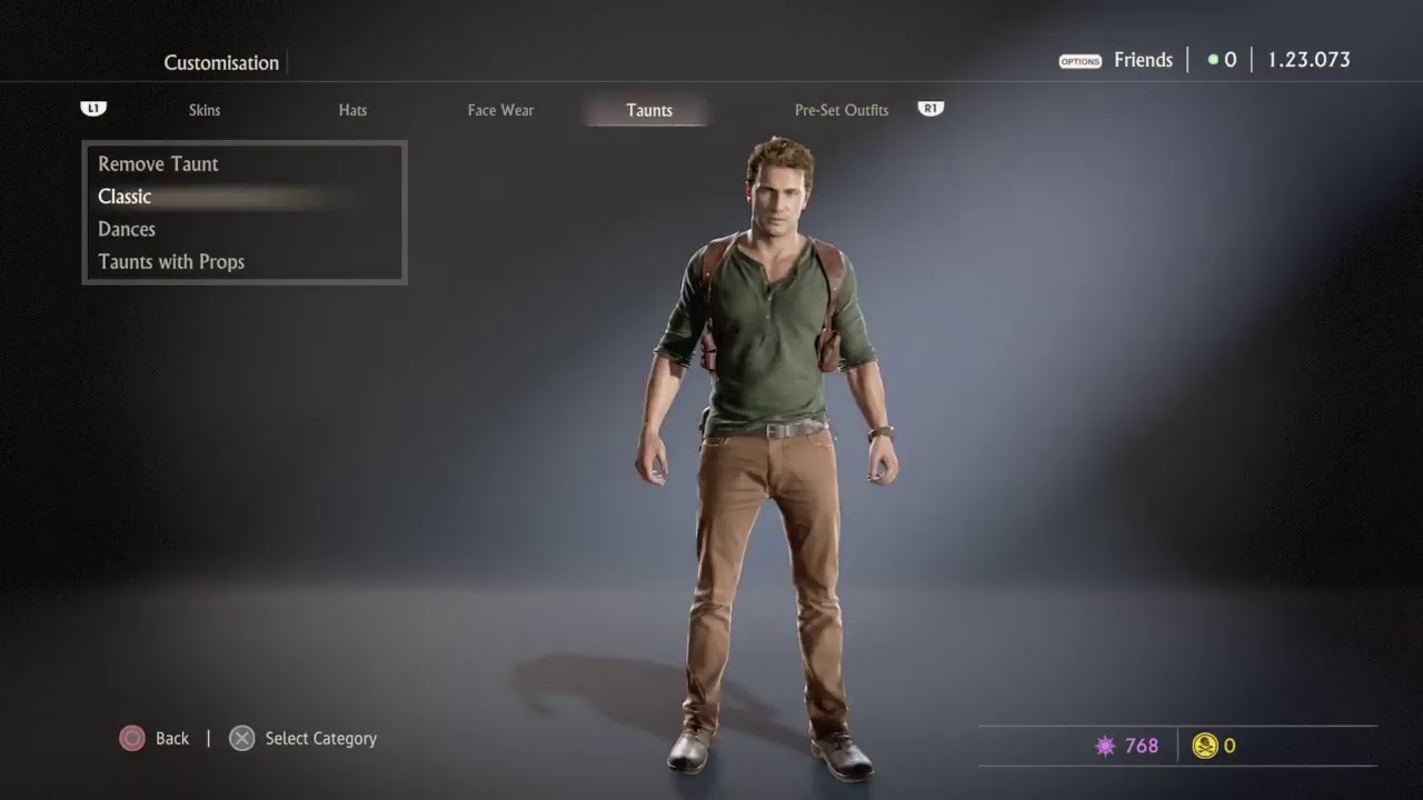 Uncharted 4 : Survival - All character Taunts